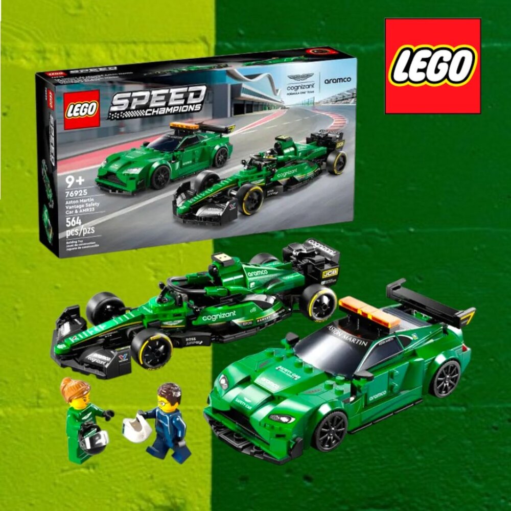 LEGO Speed Champions 76925: Aston Martin Vantage Safety Car & AMR23 (SEALED NEW)